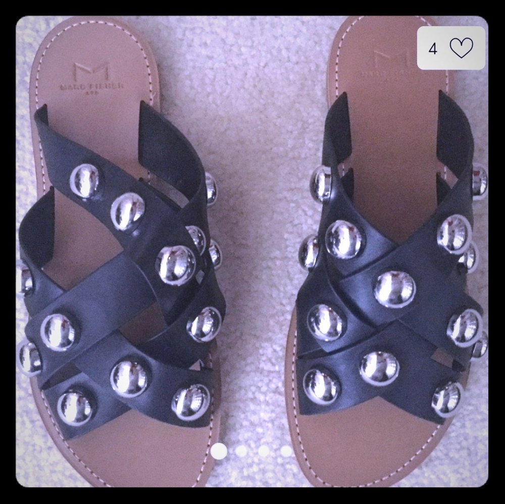 ISO Marc Fischer studded sandals black size